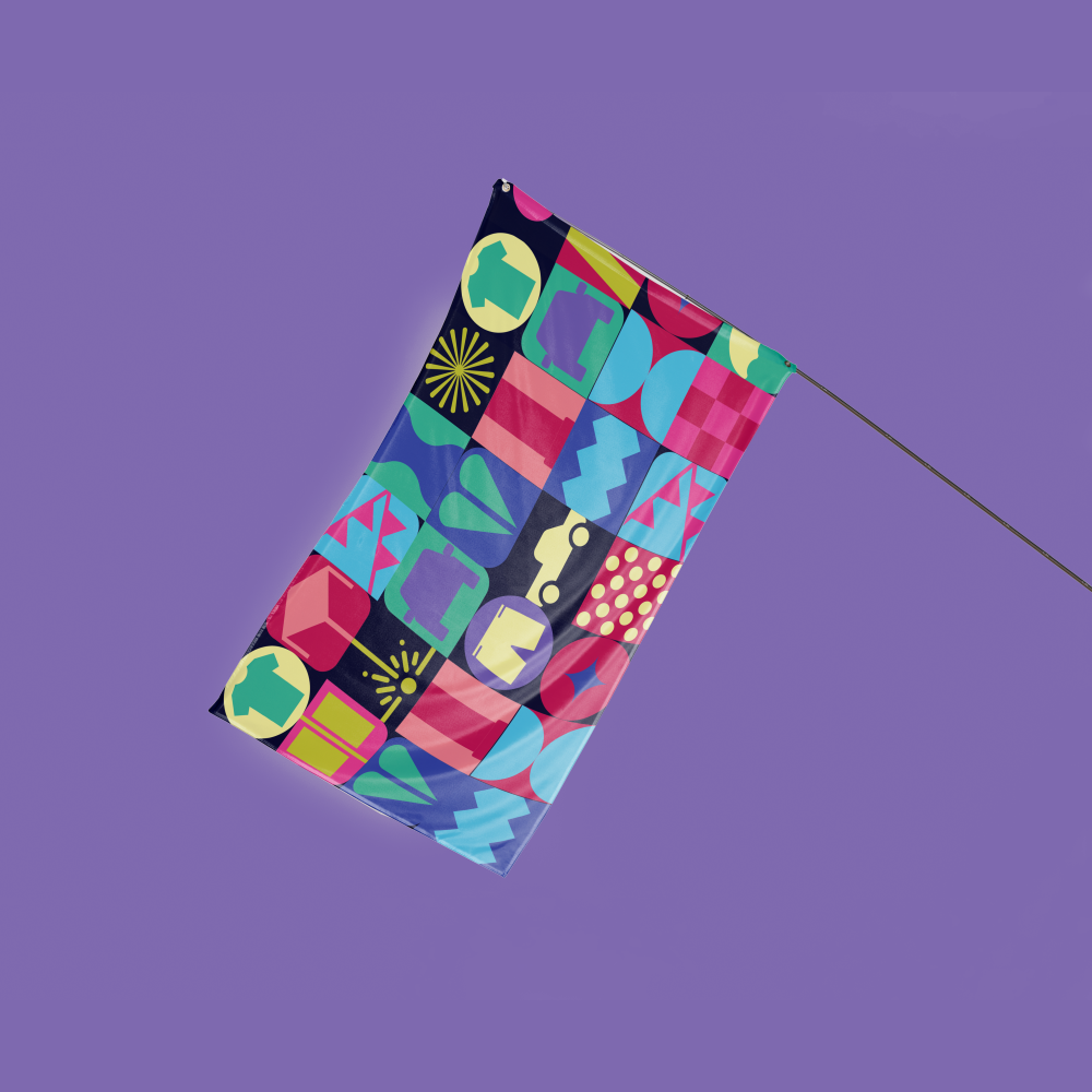 Hand Held Flag
